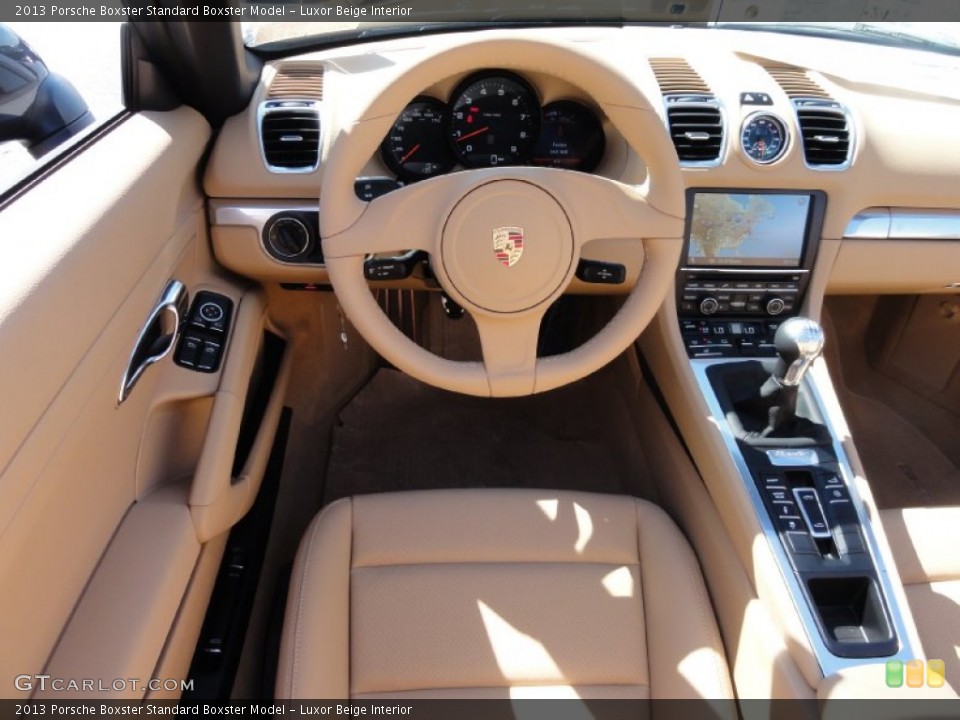 Luxor Beige Interior Dashboard for the 2013 Porsche Boxster  #67533710