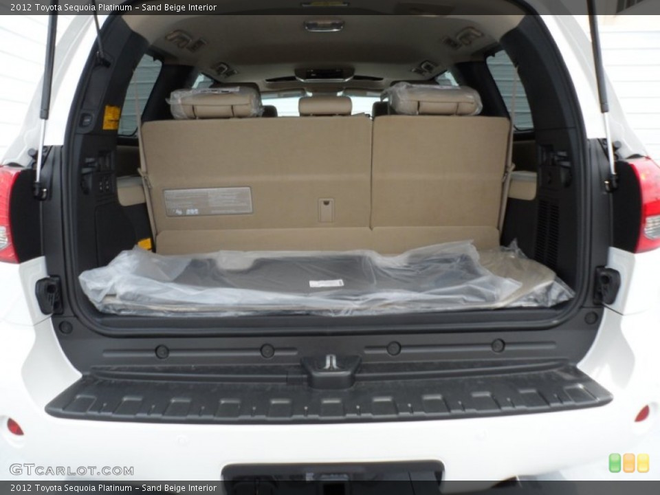 Sand Beige Interior Trunk for the 2012 Toyota Sequoia Platinum #67540697