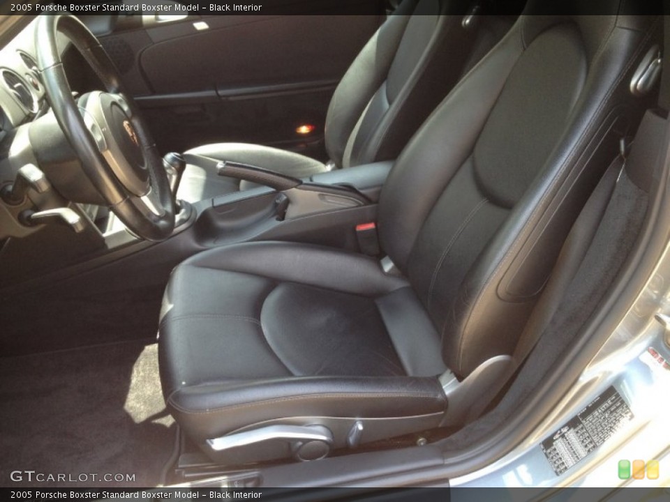 Black Interior Front Seat for the 2005 Porsche Boxster  #67541069