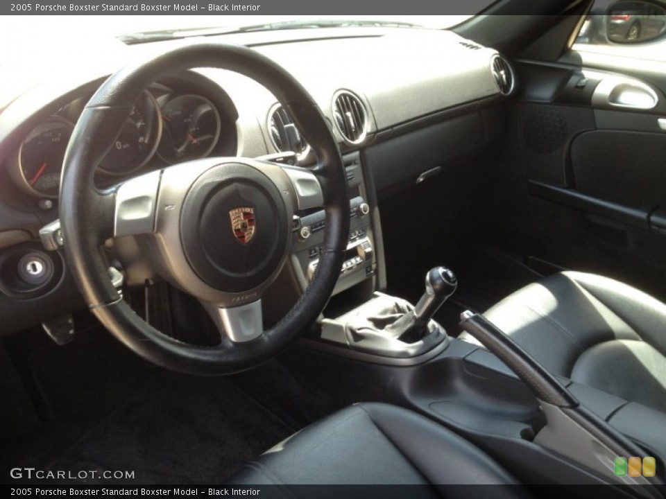 Black Interior Dashboard for the 2005 Porsche Boxster  #67541078