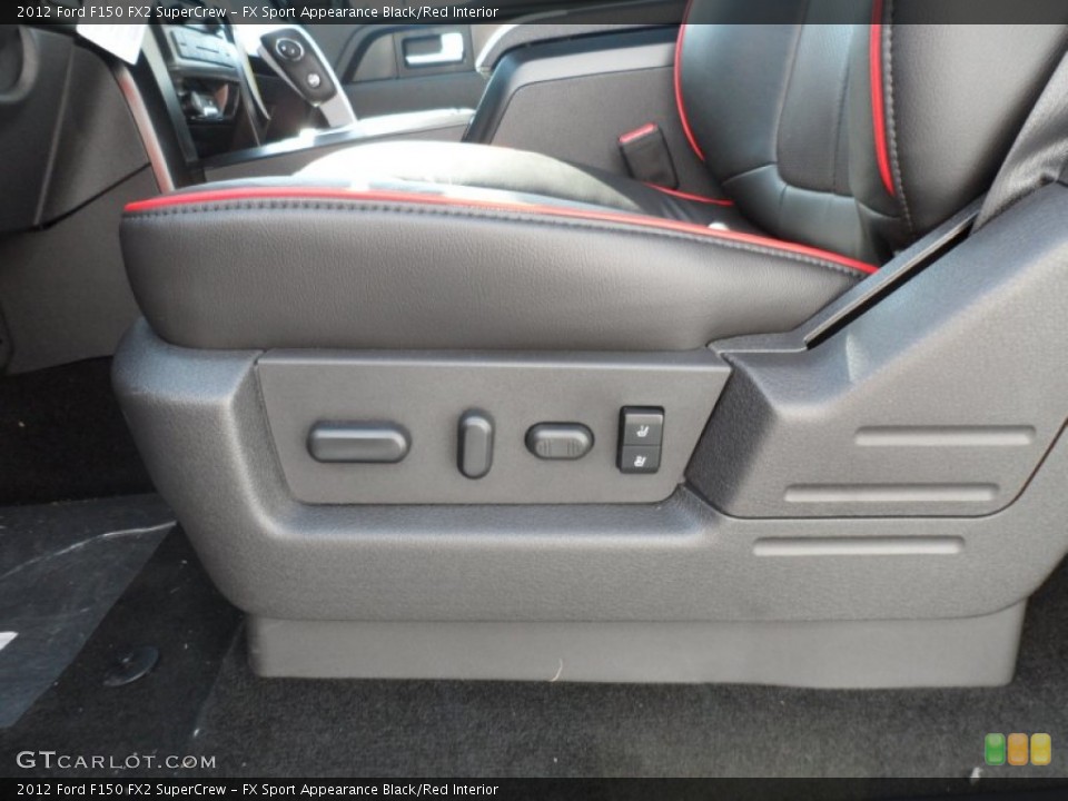 FX Sport Appearance Black/Red Interior Controls for the 2012 Ford F150 FX2 SuperCrew #67541408