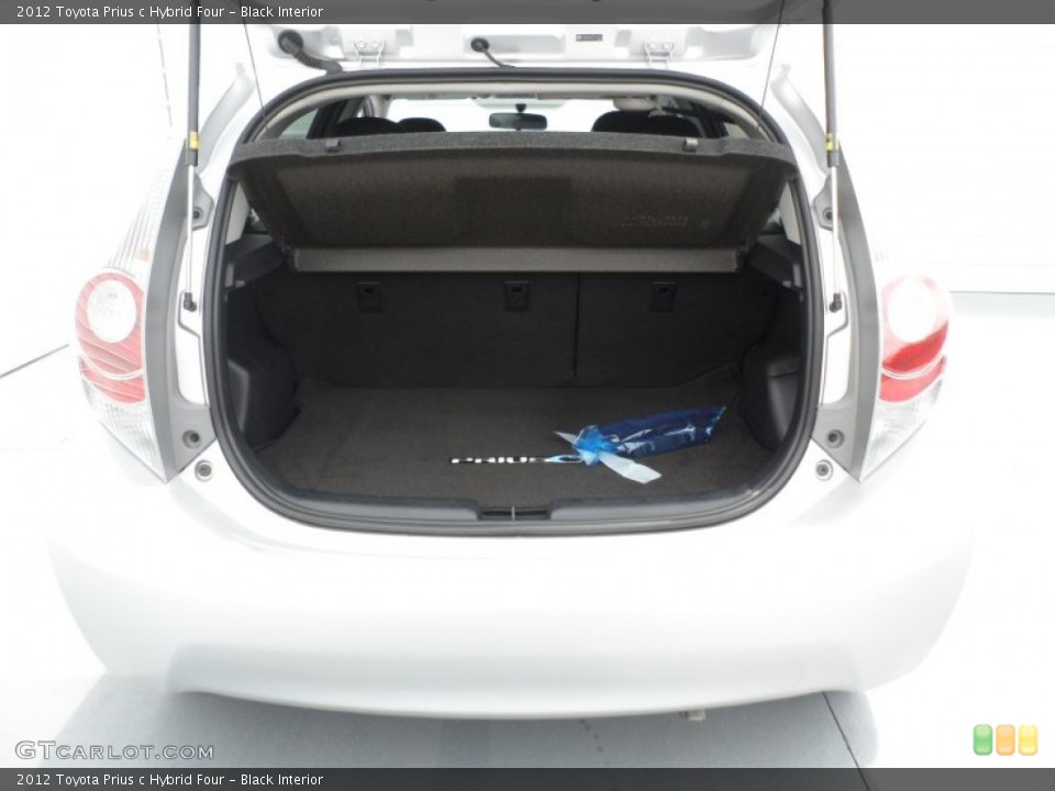 Black Interior Trunk for the 2012 Toyota Prius c Hybrid Four #67542273