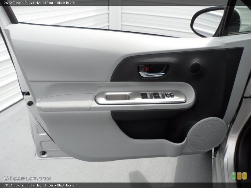 Black Interior Door Panel for the 2012 Toyota Prius c Hybrid Four #67542297