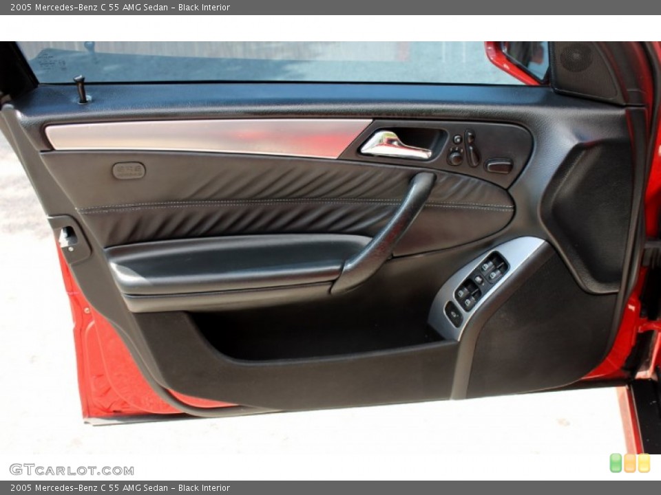 Black Interior Door Panel for the 2005 Mercedes-Benz C 55 AMG Sedan #67543219