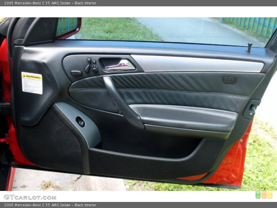 Black Interior Door Panel for the 2005 Mercedes-Benz C 55 AMG Sedan #67543227