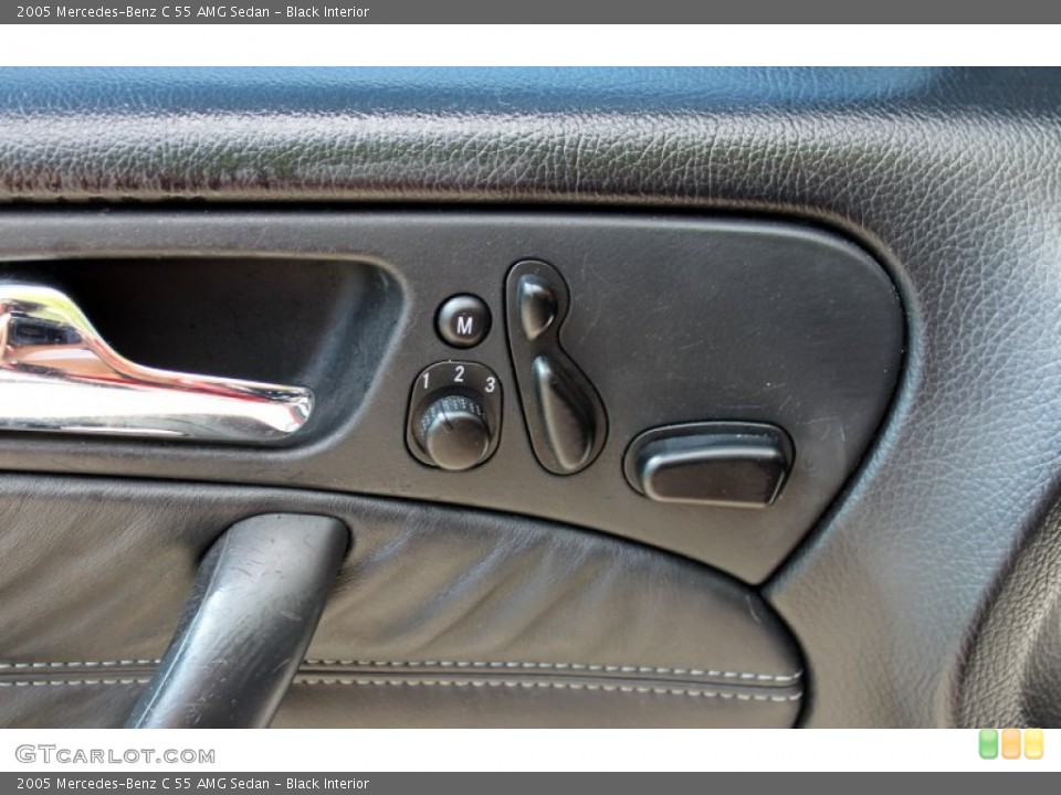 Black Interior Controls for the 2005 Mercedes-Benz C 55 AMG Sedan #67543272