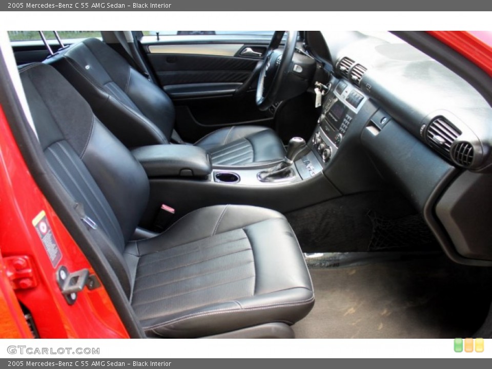 Black Interior Photo for the 2005 Mercedes-Benz C 55 AMG Sedan #67543320