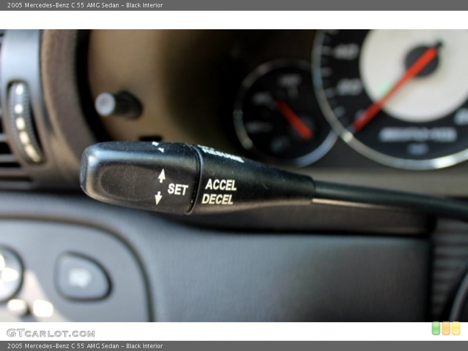 Black Interior Controls for the 2005 Mercedes-Benz C 55 AMG Sedan #67543551