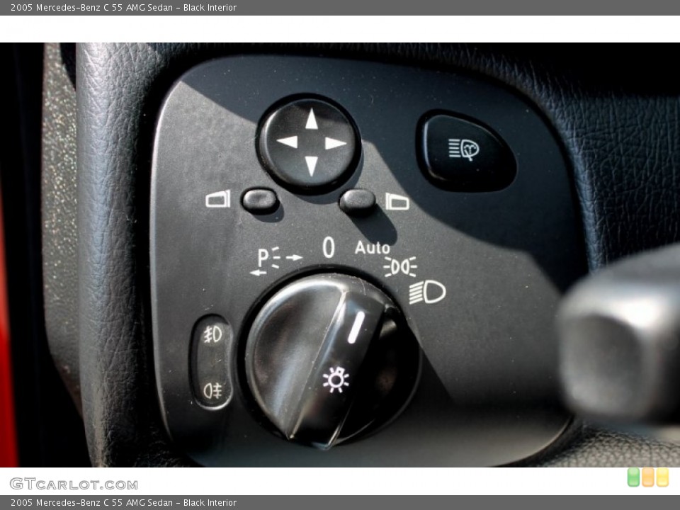 Black Interior Controls for the 2005 Mercedes-Benz C 55 AMG Sedan #67543565