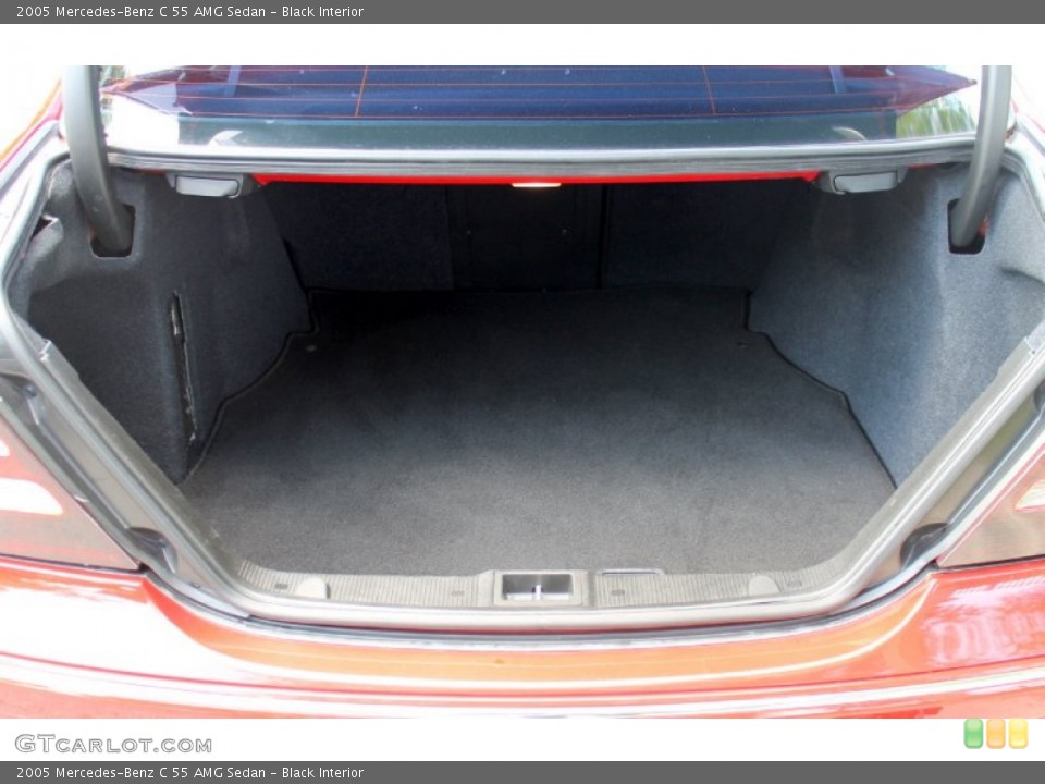 Black Interior Trunk for the 2005 Mercedes-Benz C 55 AMG Sedan #67543758