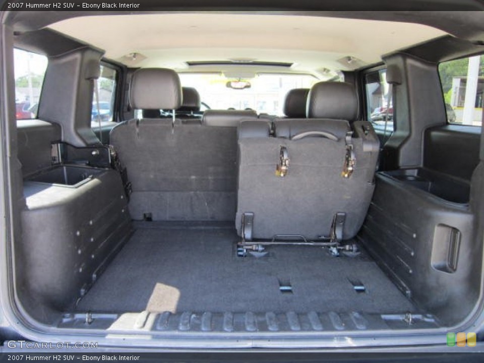 Ebony Black Interior Trunk for the 2007 Hummer H2 SUV #67545705