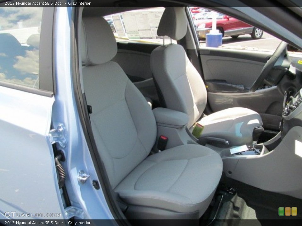 Gray Interior Front Seat for the 2013 Hyundai Accent SE 5 Door #67549452