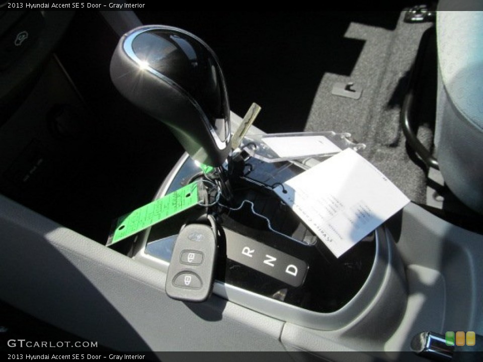 Gray Interior Transmission for the 2013 Hyundai Accent SE 5 Door #67549491