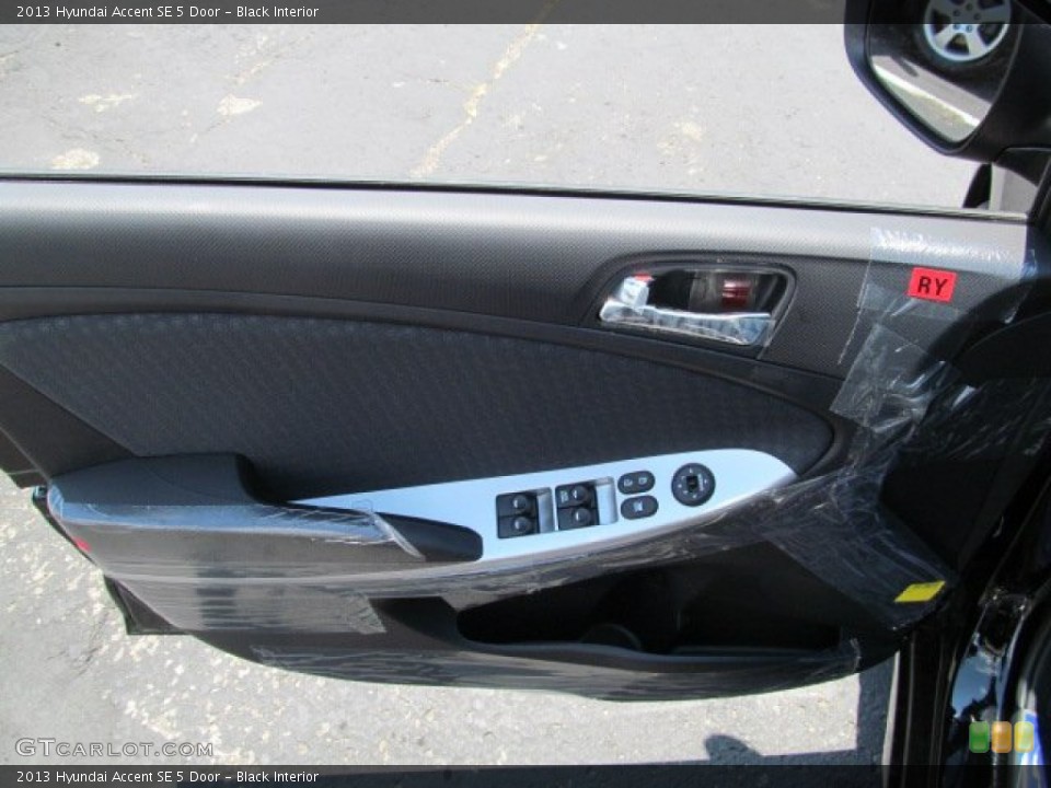 Black Interior Door Panel for the 2013 Hyundai Accent SE 5 Door #67549551