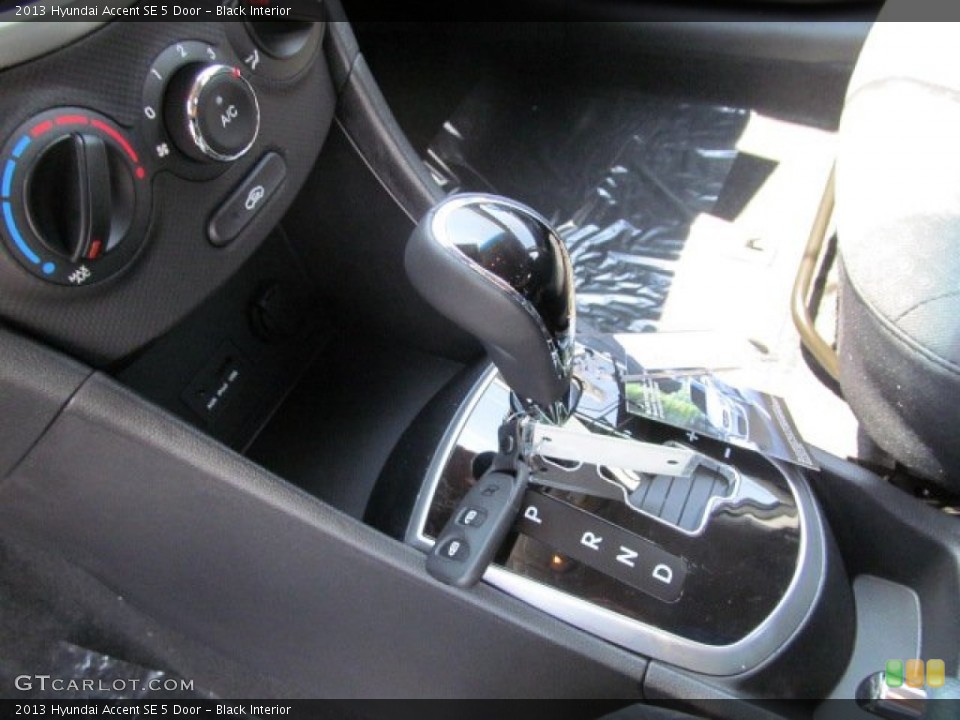 Black Interior Transmission for the 2013 Hyundai Accent SE 5 Door #67549569