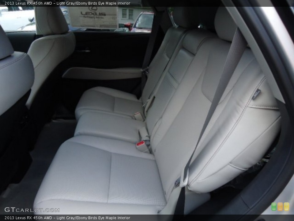 Light Gray/Ebony Birds Eye Maple Interior Photo for the 2013 Lexus RX 450h AWD #67549773