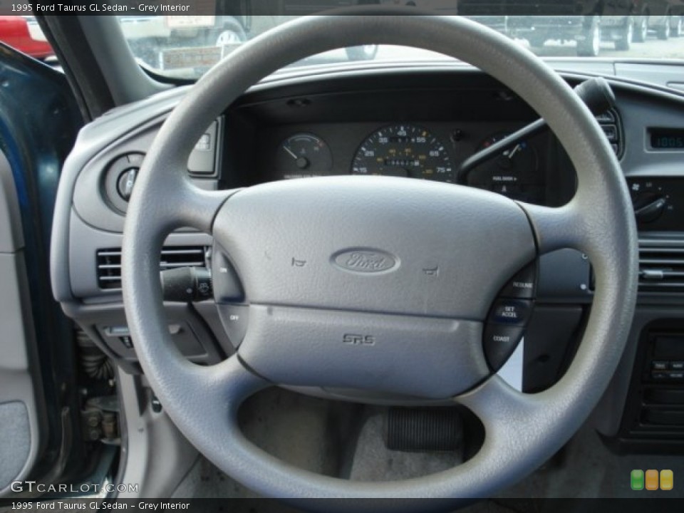 Grey Interior Steering Wheel for the 1995 Ford Taurus GL Sedan #67552650