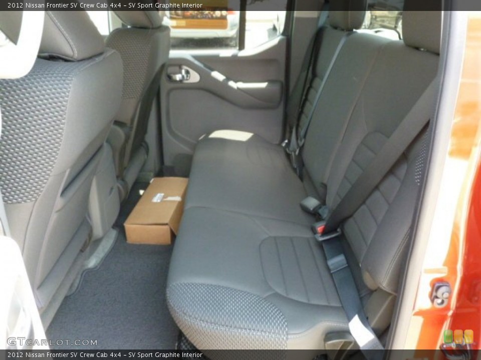 SV Sport Graphite Interior Photo for the 2012 Nissan Frontier SV Crew Cab 4x4 #67557735