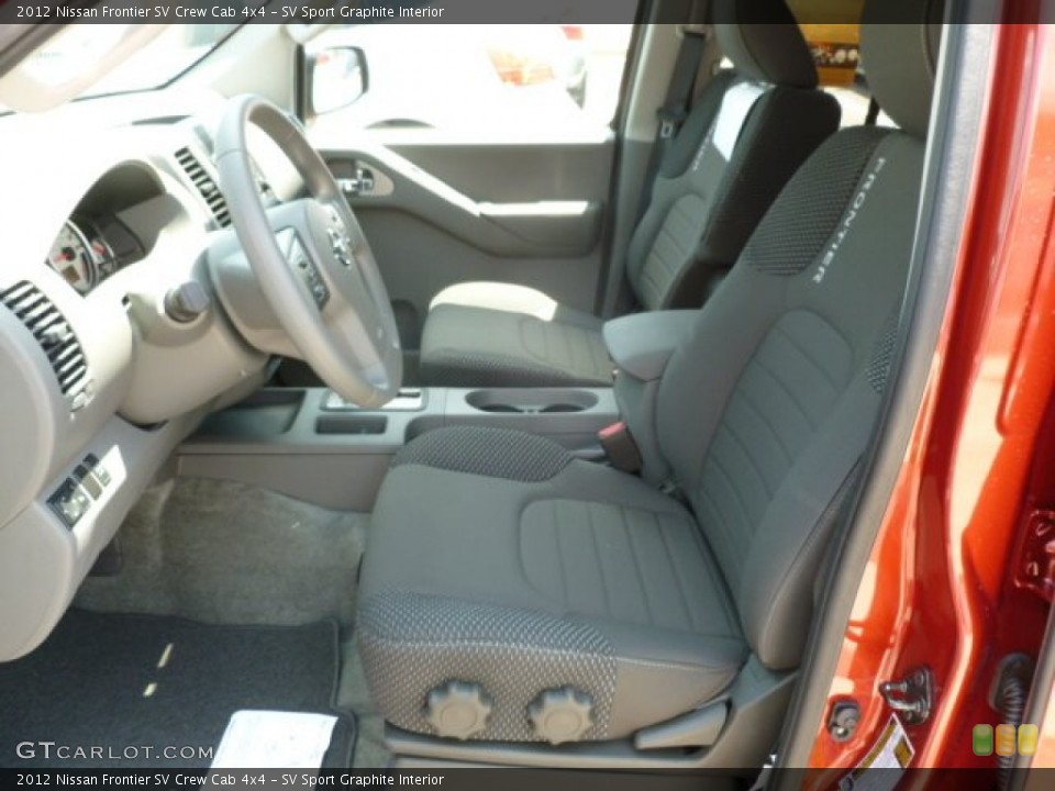 SV Sport Graphite Interior Photo for the 2012 Nissan Frontier SV Crew Cab 4x4 #67557753