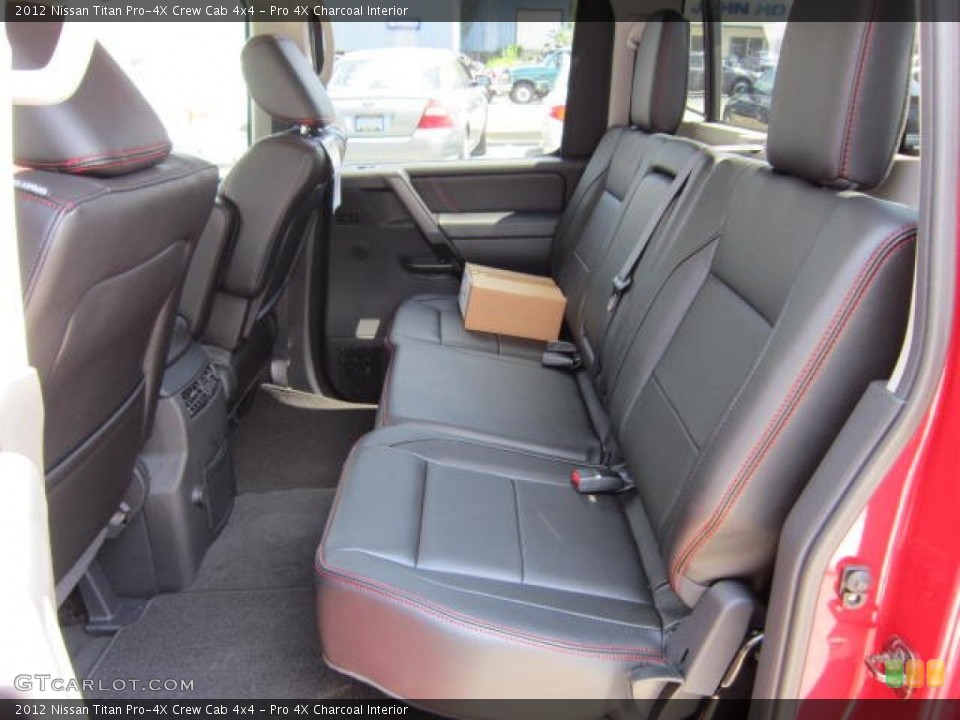 Pro 4X Charcoal Interior Photo for the 2012 Nissan Titan Pro-4X Crew Cab 4x4 #67558323
