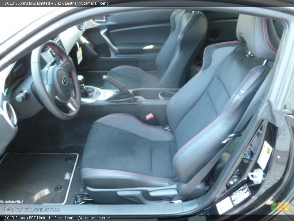 Black Leather/Alcantara Interior Photo for the 2013 Subaru BRZ Limited #67560078