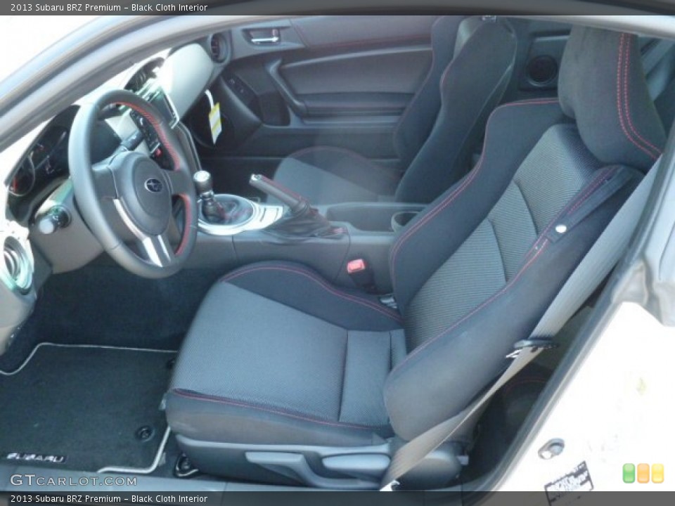 Black Cloth Interior Front Seat for the 2013 Subaru BRZ Premium #67560141