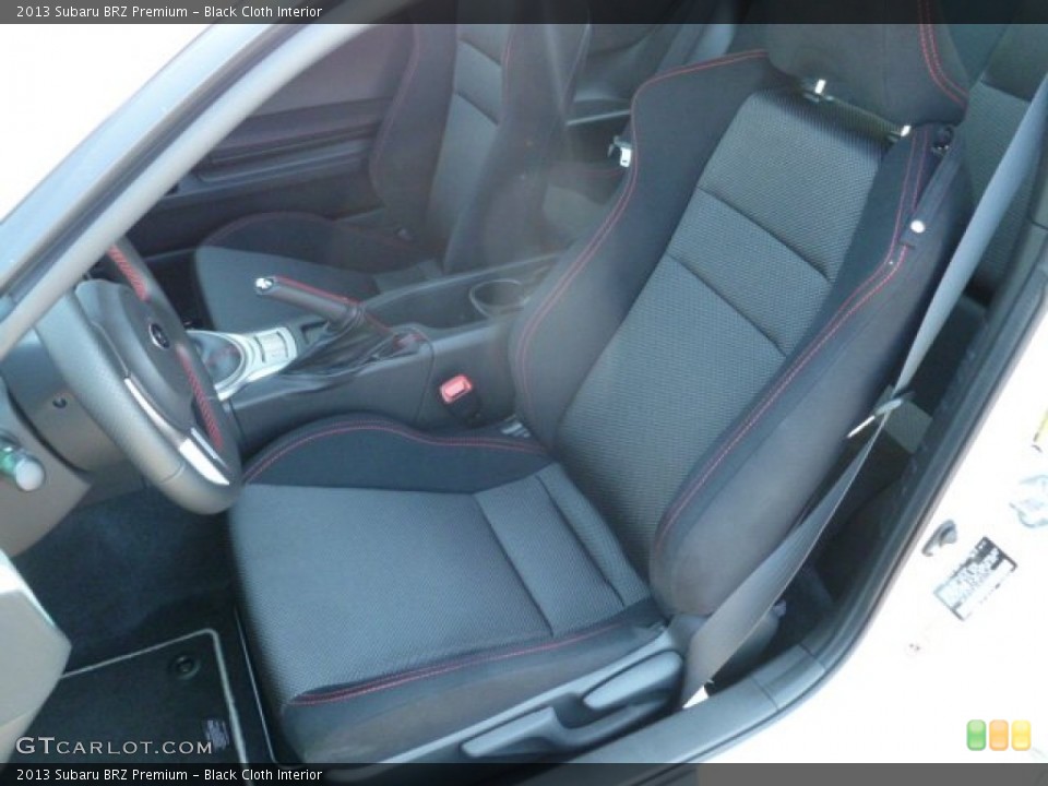 Black Cloth Interior Front Seat for the 2013 Subaru BRZ Premium #67560150