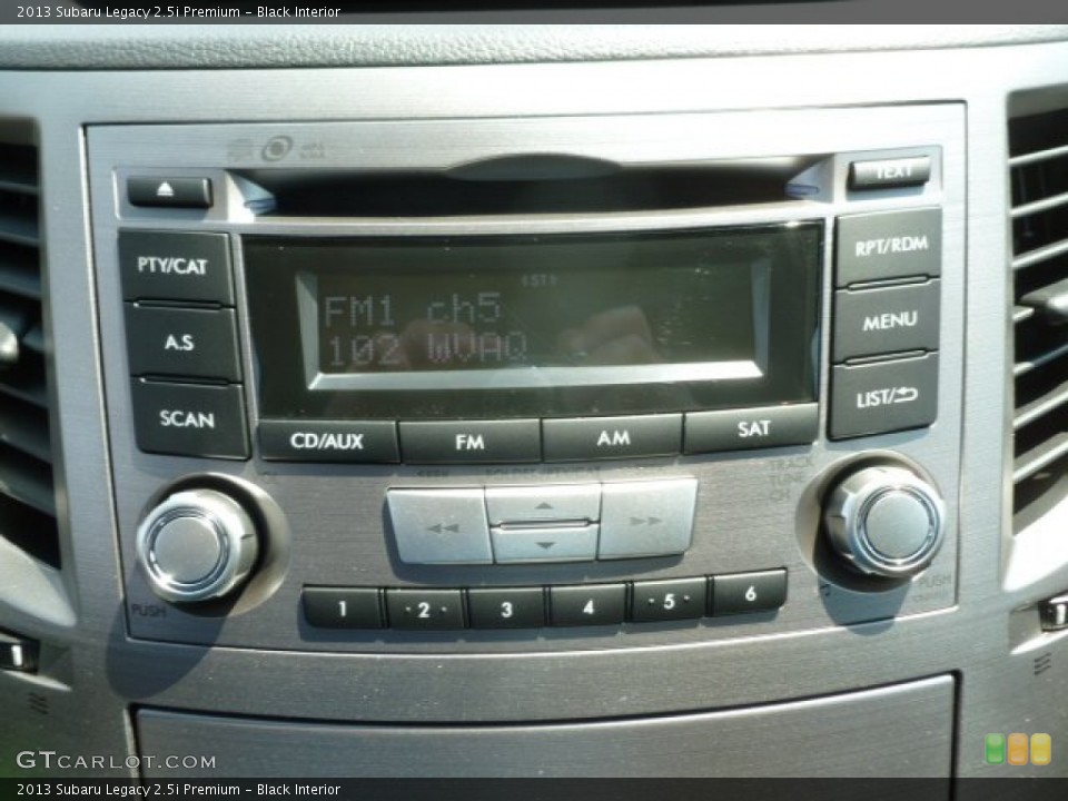Black Interior Audio System for the 2013 Subaru Legacy 2.5i Premium #67561413