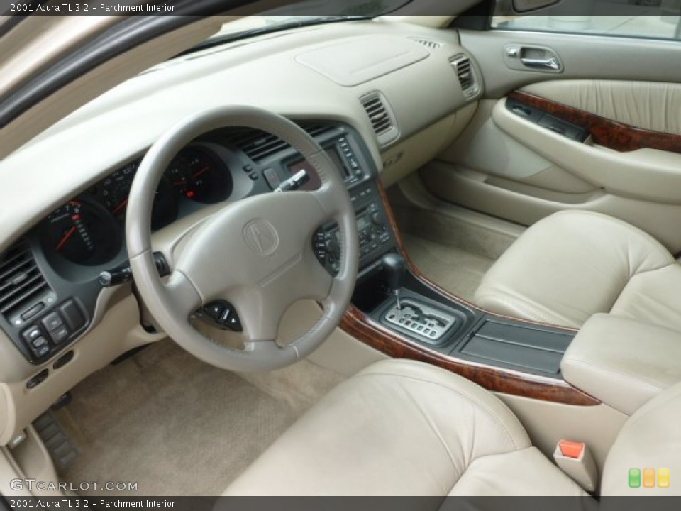 Parchment 2001 Acura TL Interiors