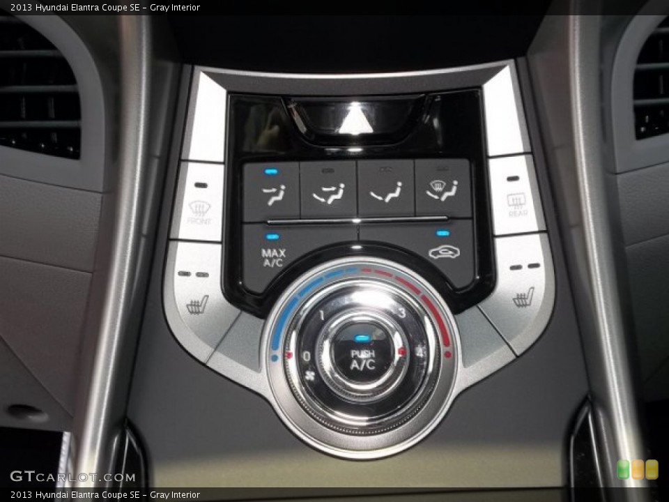 Gray Interior Controls for the 2013 Hyundai Elantra Coupe SE #67566943