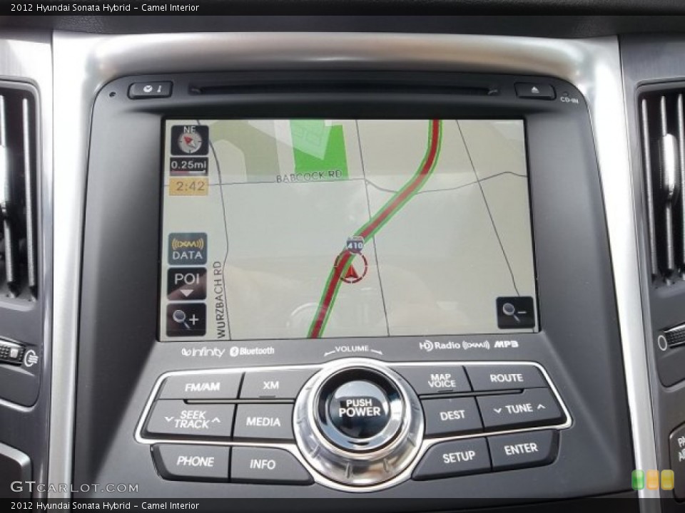 Camel Interior Navigation for the 2012 Hyundai Sonata Hybrid #67567171