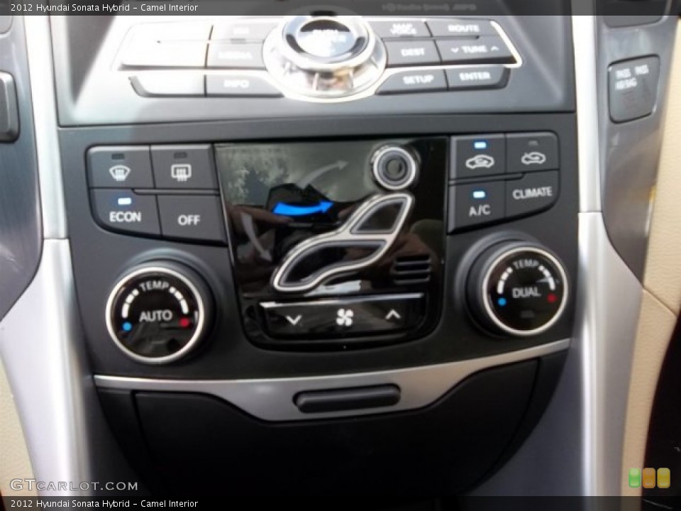 Camel Interior Controls for the 2012 Hyundai Sonata Hybrid #67567179