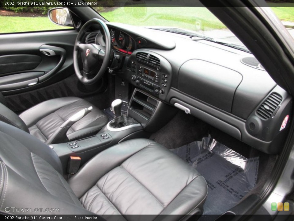Black Interior Photo for the 2002 Porsche 911 Carrera Cabriolet #67567812