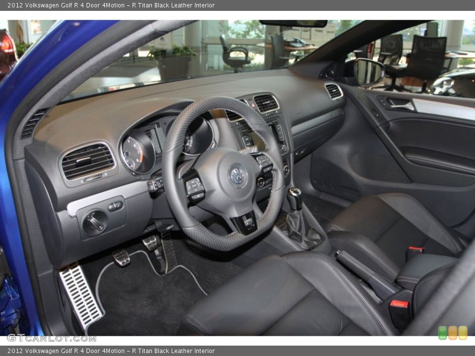 R Titan Black Leather Interior Photo for the 2012 Volkswagen Golf R 4 Door 4Motion #67569580