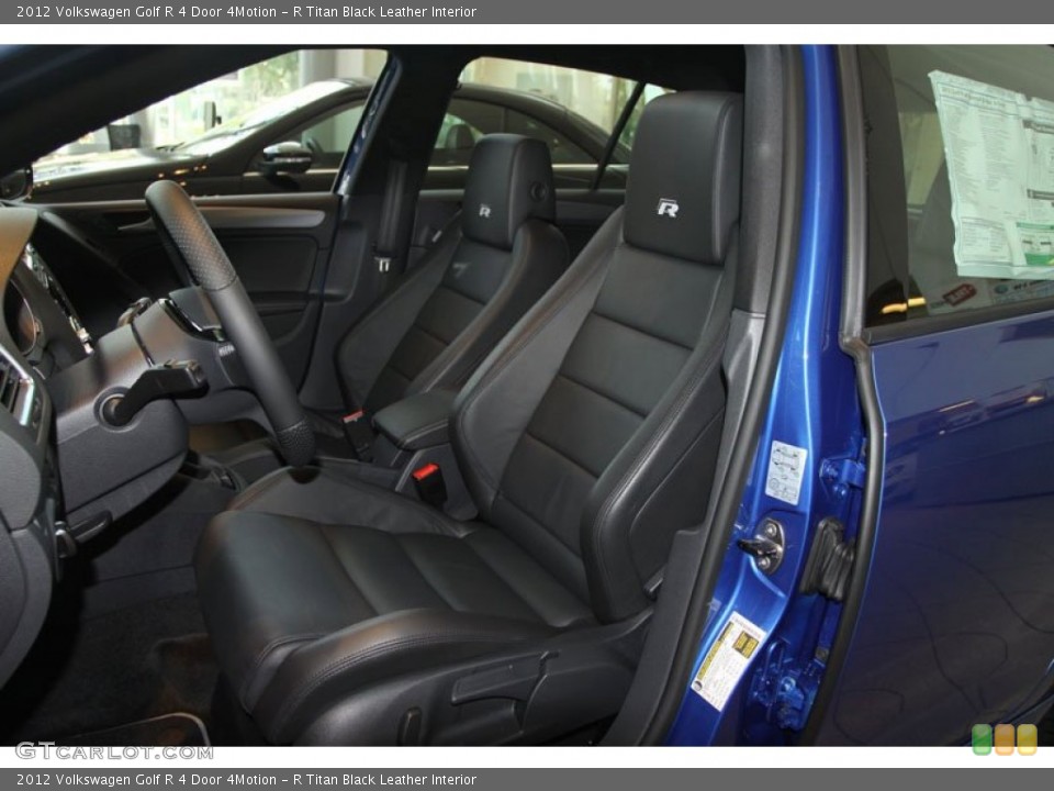 R Titan Black Leather Interior Photo for the 2012 Volkswagen Golf R 4 Door 4Motion #67569598