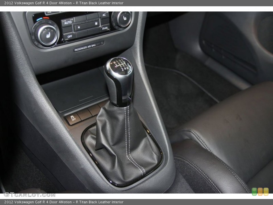 R Titan Black Leather Interior Transmission for the 2012 Volkswagen Golf R 4 Door 4Motion #67569634