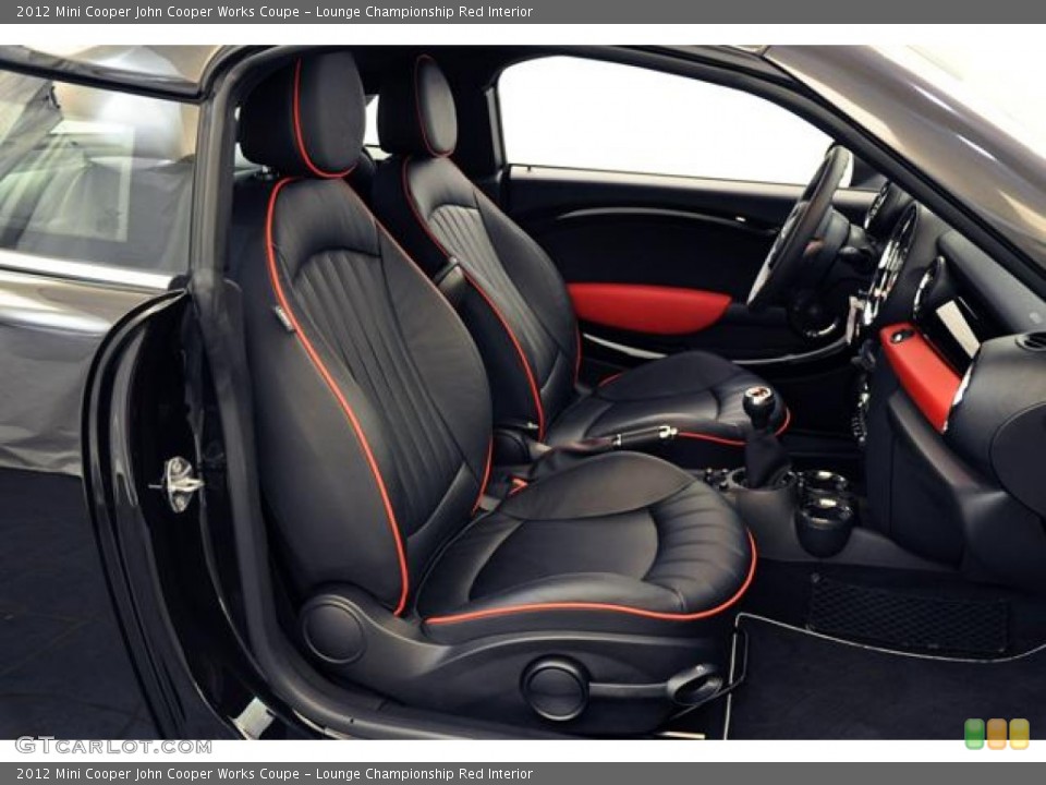 Lounge Championship Red Interior Photo for the 2012 Mini Cooper John Cooper Works Coupe #67569757