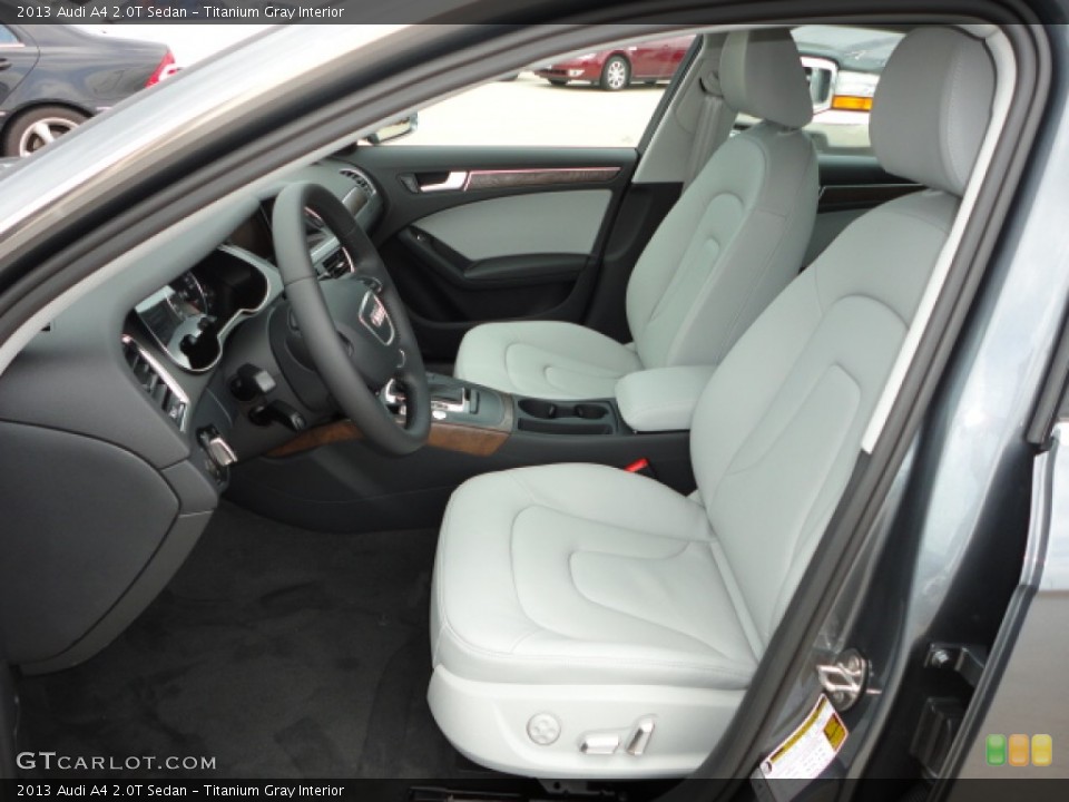 Titanium Gray Interior Front Seat for the 2013 Audi A4 2.0T Sedan #67570084