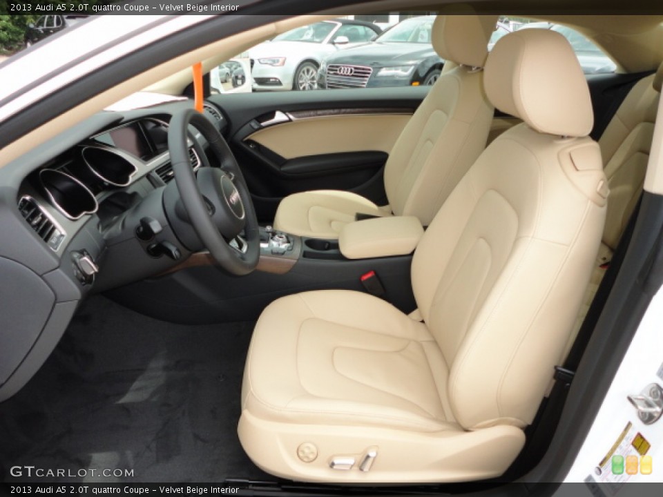 Velvet Beige Interior Front Seat for the 2013 Audi A5 2.0T quattro Coupe #67570180
