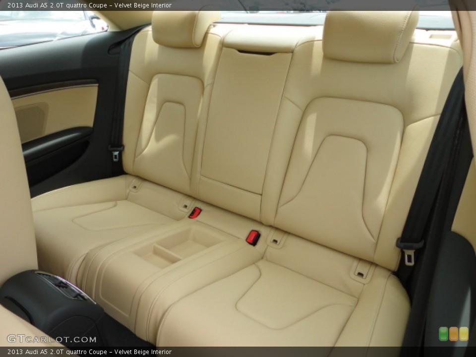 Velvet Beige Interior Rear Seat for the 2013 Audi A5 2.0T quattro Coupe #67570189