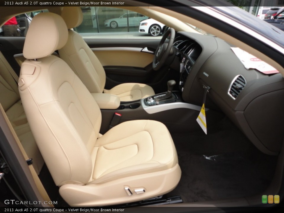 Velvet Beige/Moor Brown Interior Photo for the 2013 Audi A5 2.0T quattro Coupe #67570321