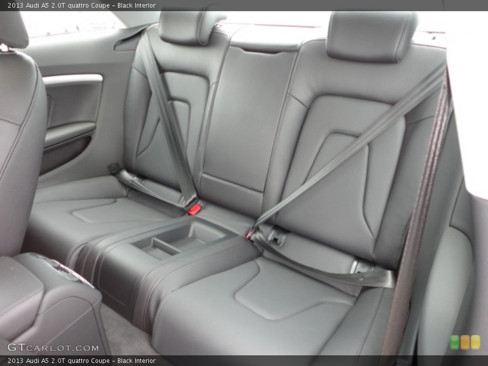 Black Interior Rear Seat for the 2013 Audi A5 2.0T quattro Coupe #67570390