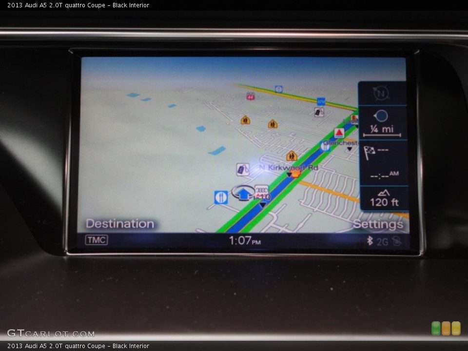 Black Interior Navigation for the 2013 Audi A5 2.0T quattro Coupe #67570510