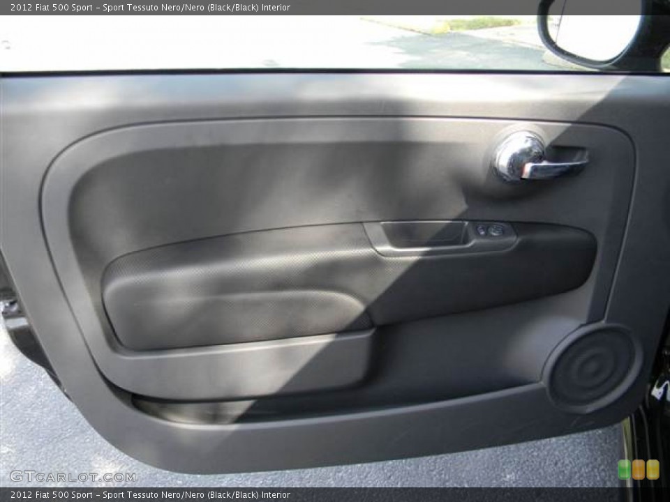 Sport Tessuto Nero/Nero (Black/Black) Interior Door Panel for the 2012 Fiat 500 Sport #67571062