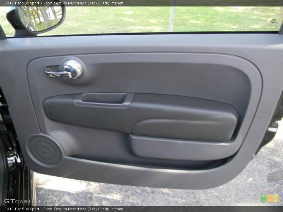 Sport Tessuto Nero/Nero (Black/Black) Interior Door Panel for the 2012 Fiat 500 Sport #67571116