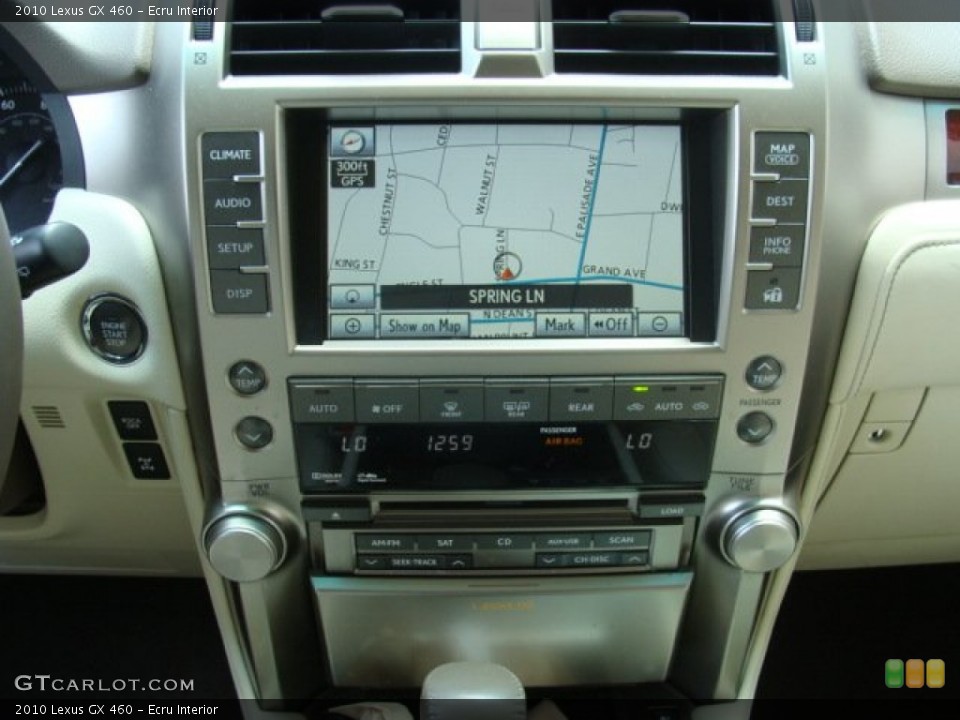 Ecru Interior Navigation for the 2010 Lexus GX 460 #67575082