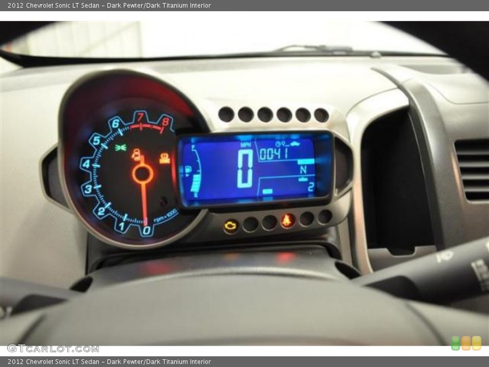 Dark Pewter/Dark Titanium Interior Gauges for the 2012 Chevrolet Sonic LT Sedan #67575688