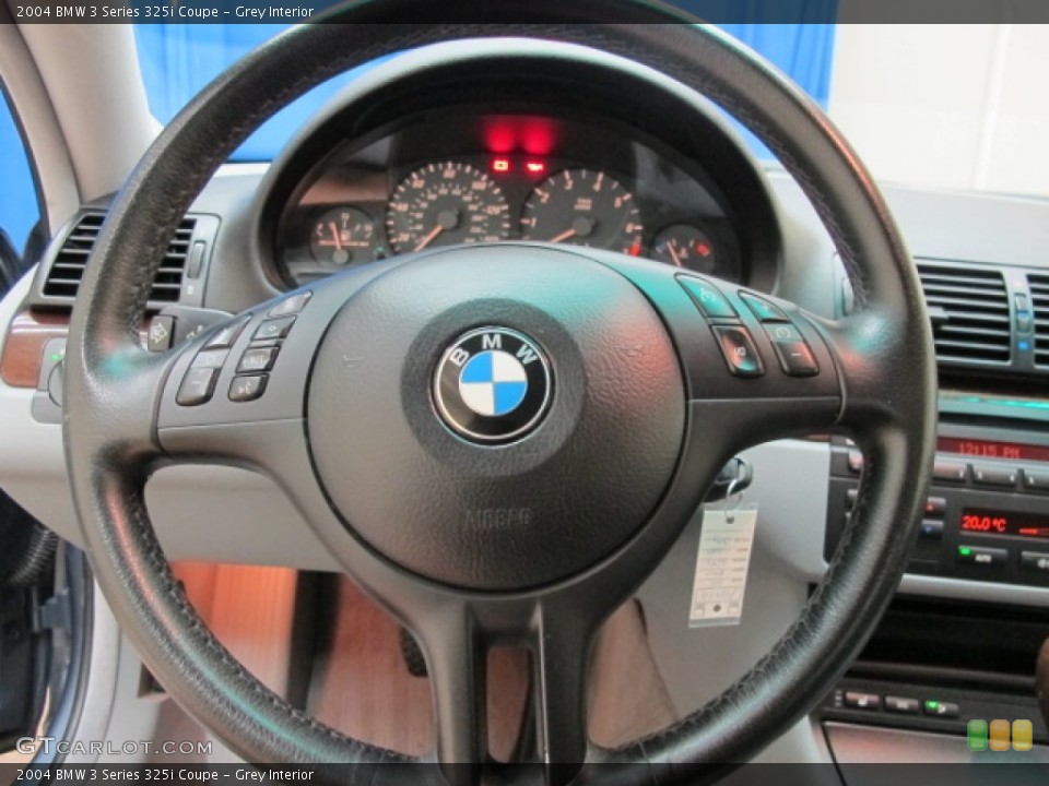 Grey Interior Steering Wheel for the 2004 BMW 3 Series 325i Coupe #67576822