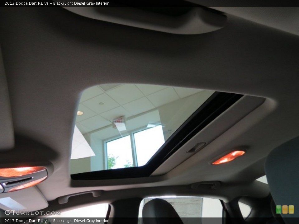 Black/Light Diesel Gray Interior Sunroof for the 2013 Dodge Dart Rallye #67577951