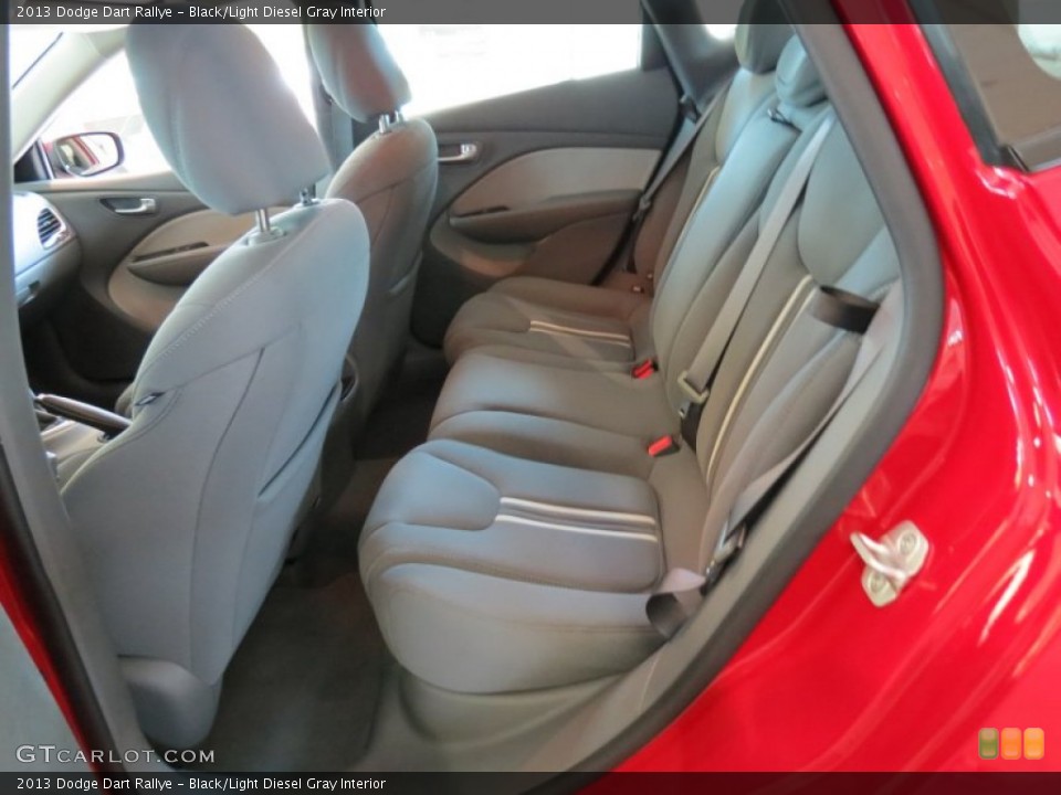 Black/Light Diesel Gray Interior Rear Seat for the 2013 Dodge Dart Rallye #67577960